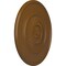 Ekena Millwork Wigan Ceiling Medallion, Hand-Painted Smokey Topaz, 29 3/4"OD x 1 1/2"P CM29WGSTF - alternate 3